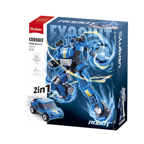 SLUBAN Robot Auto Sport 253 piezas