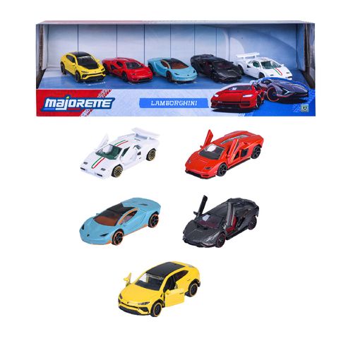 MAJORETTE Auto Lamborghini Pack x 5 un.