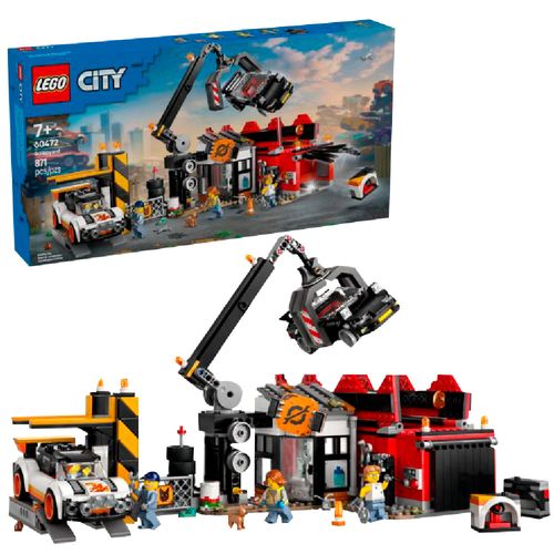 LEGO City Parrilla de F1 con Autos de Carreras vca
