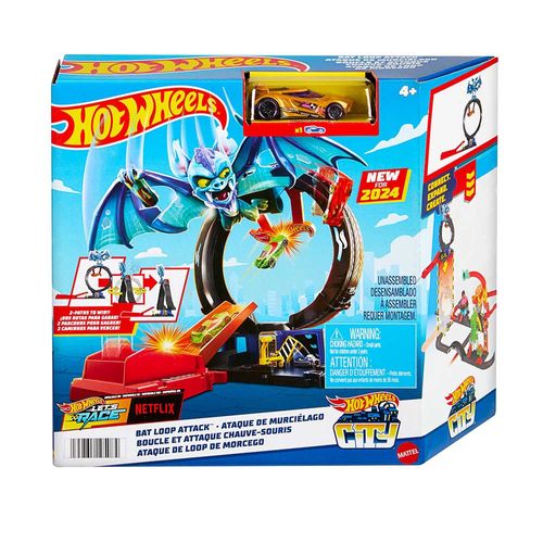 HOT WHEELS - City Loop Ataque de Murciélago