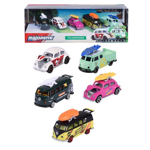 MAJORETTE Auto Volkswagen Pack x 5 un.