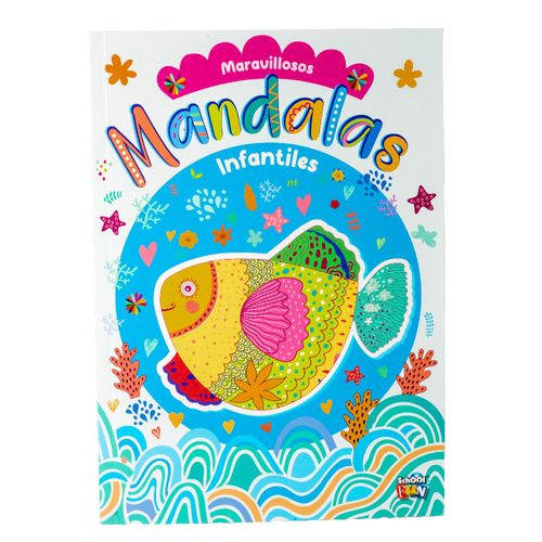 Libro para Colorear Maravillosos Mandalas Infantil