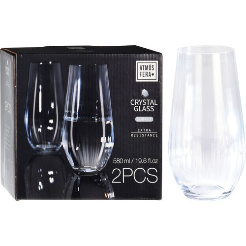 Set x 2 Vasos Cristal 580 ml
