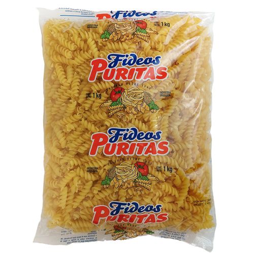 Fideos Tirabuzón PURITAS 1 kg