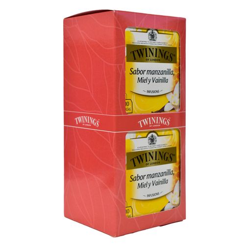 Té TWININGS camomile, honey & vainilla 20 un.