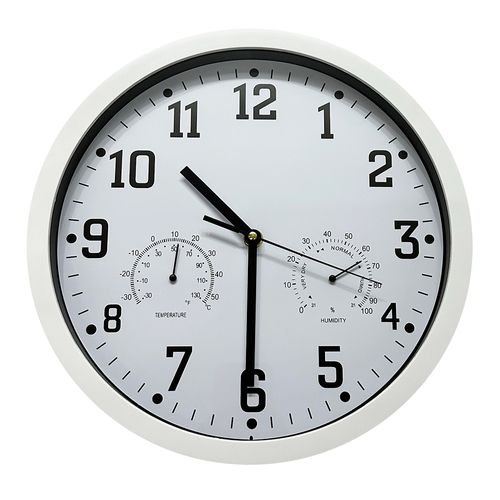 Reloj de Pared d30 cm ws-7385 Blanco
