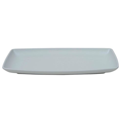 Plato rectangular melamina blanco 33,1 x 16,8 x 3,5 cm