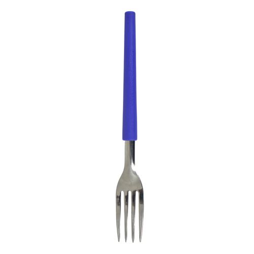 Tenedor mesa DI SOLLE millenium 19.8 cm mango azul