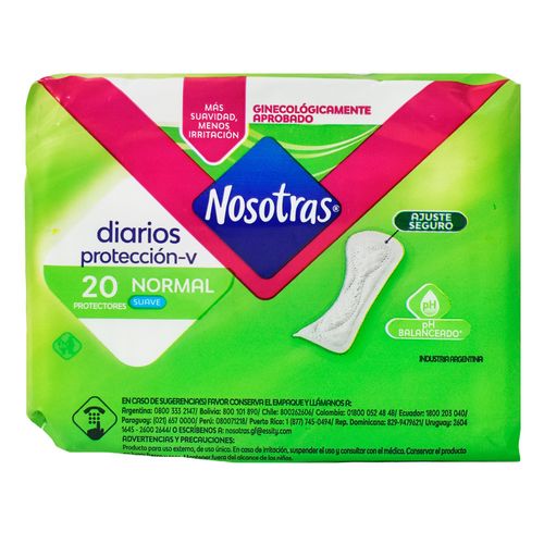 Protectores Diarios NOSOTRAS Normal 20 un.