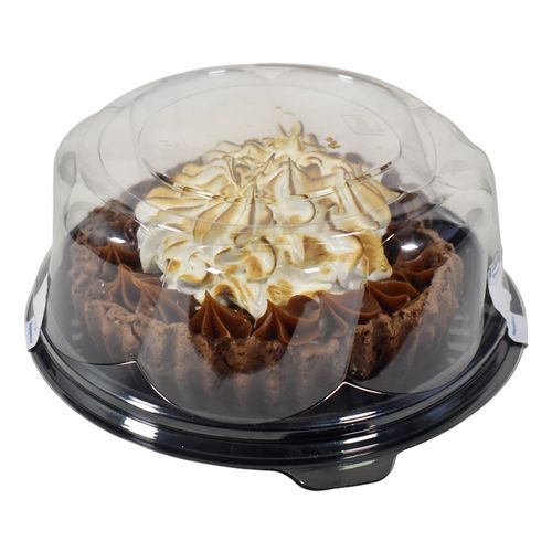 Postre Cakes Brownie dulce de leche y merengue