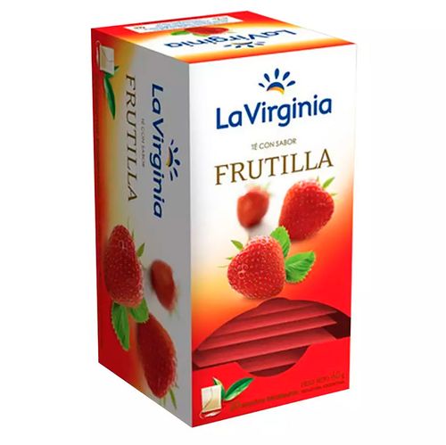 Té LA VIRGINIA sabor frutilla 20 un. 40 g