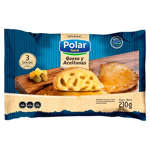 Empanadas de Queso y Aceituna POLAR FOOD x 3 un. 210 g