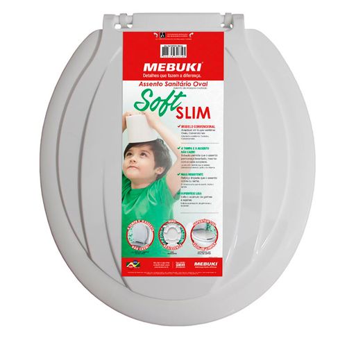 Asiento para inodoro plástico MEBUKI