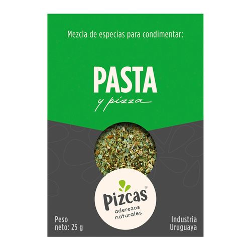 Aderezo Pasta y Pizza PIZCAS 25 g