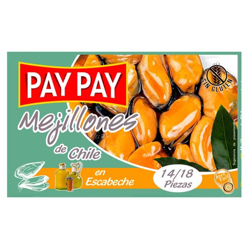 Mejillones en escabeche PAY PAY 115 g