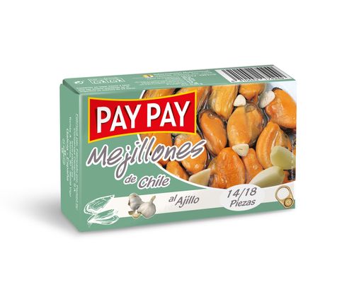 Mejillones al ajillo PAY PAY 115 g