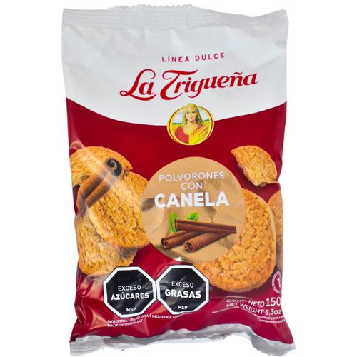Galletitas LA TRIGUEÑA Polvorones con Canela 150 g