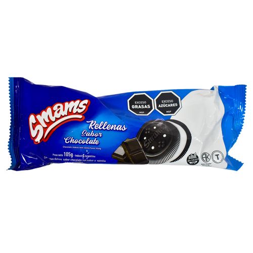 Galletitas SMAMS rellena chocolate sin gluten 105g
