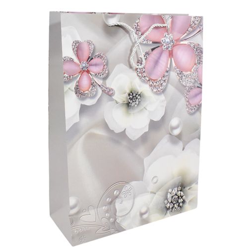 Bolsa de Regalo Flores 30x41,5x12 cm