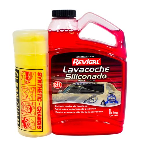 Pack Lavacoche 1 L REVIGAL + Franela