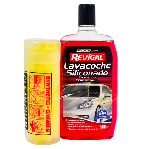 Pack Lavacoche 580 cc REVIGAL + Franela