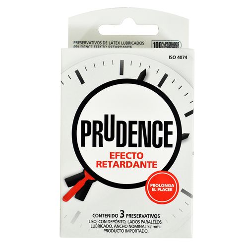 Preservativo PRUDENCE Efecto Retardante 3 un.