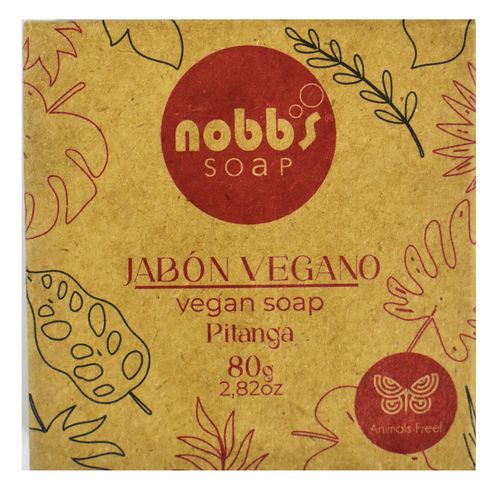 Jabón Sólido Vegano NOBBS Pitanga 80 g