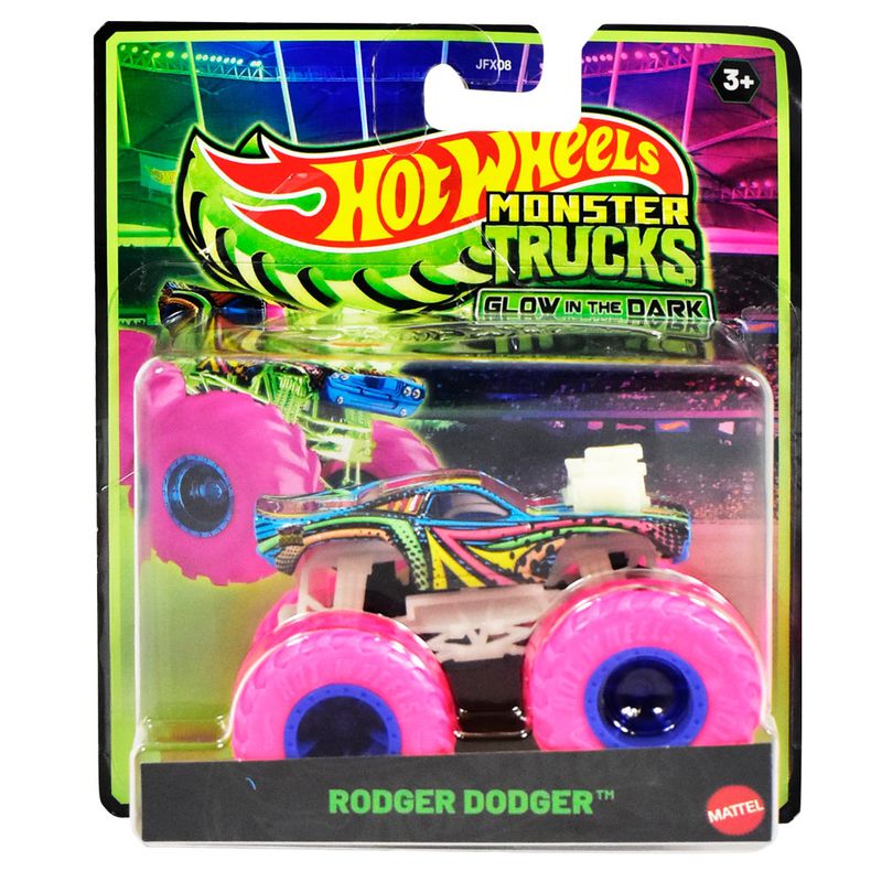 HOT-WHEELS-Monster-Trucks-Glow-Surtido-1-64