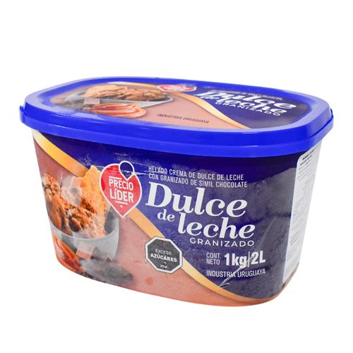 Helado PRECIO LÍDER Dulce de Leche Granizado 2 L