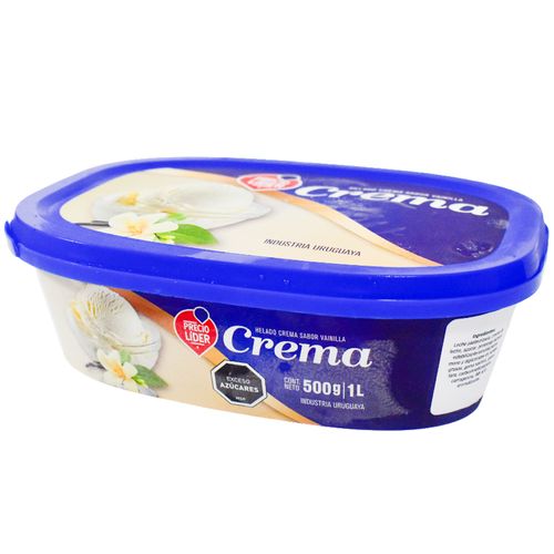 Helado PRECIO LÍDER Crema Vainilla 1 L