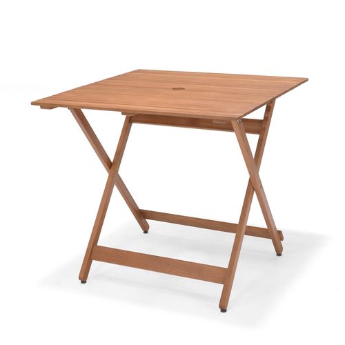 Mesa Plegable Cuadrada Madera 80x75x80 cm