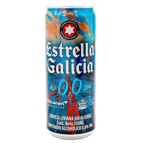 Cerveza ESTRELLA GALICIA 0,0% 330 ml