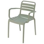Silla-de-jardin-apilable-verde-en-pp-59-x-57-x-84-cm