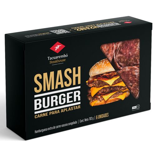 Hamburguesas Smash TACUAREMBÓ 6 un. 702 g