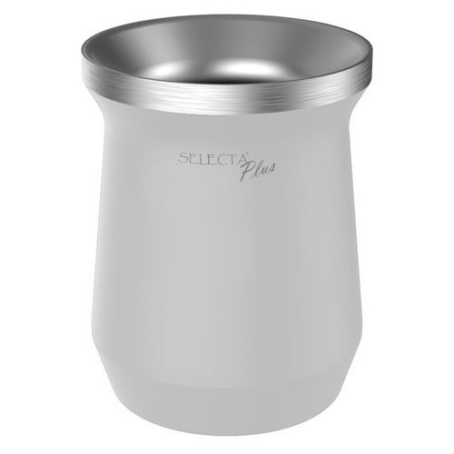 Mate Acero Inoxidable Blanco 230 ml
