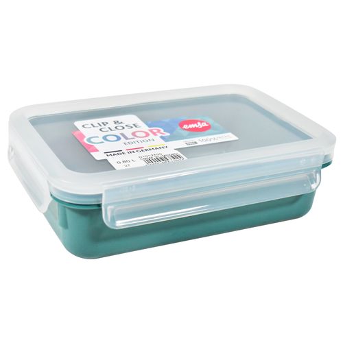 Contenedor CLIP & CLOSE 0,8 L verde