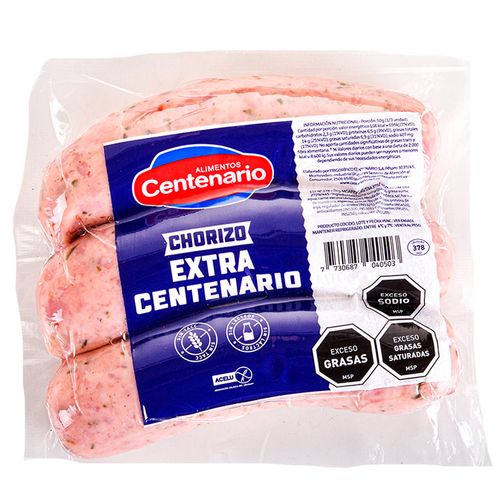 Chorizo Extra CENTENARIO a/v x 3 un.