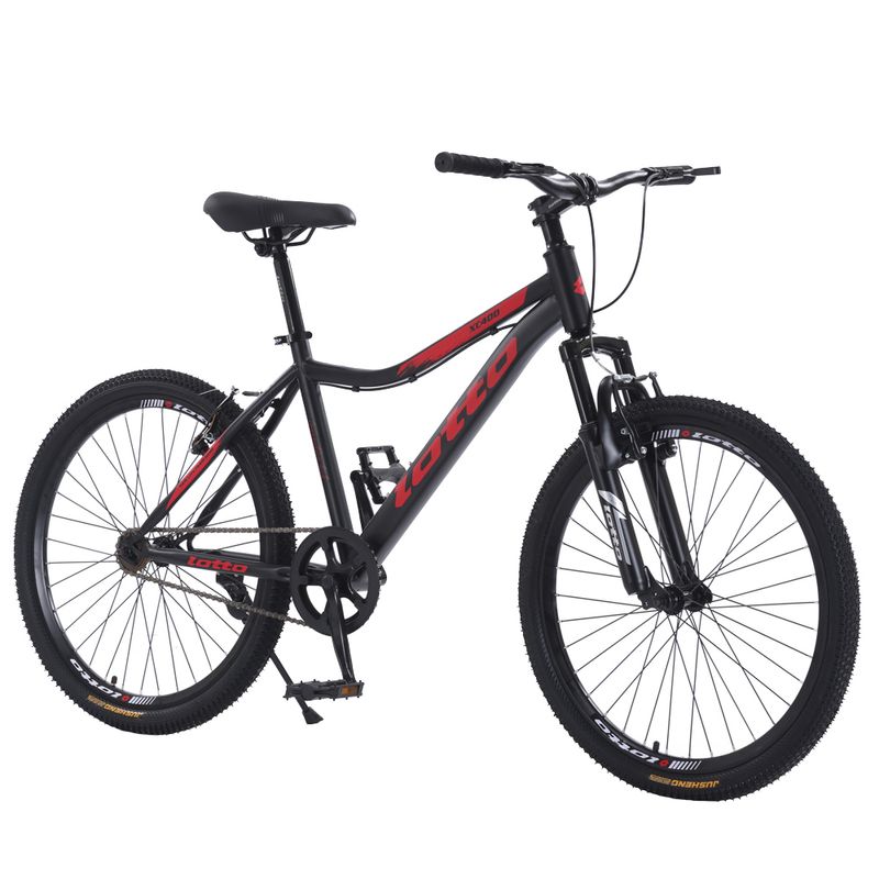 BICICLETA-LOTTO-curvo-mtb-rod.24-negra-roja