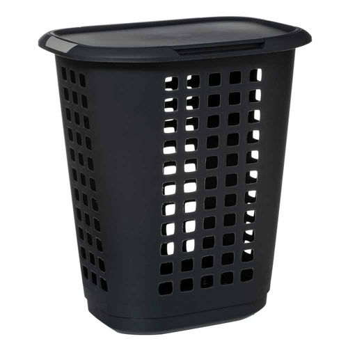 Canasto para ropa 63 L negro
