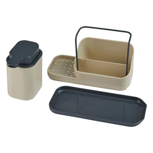 Organizador Fregadero Beige 21,4x11,5x13,5 cm