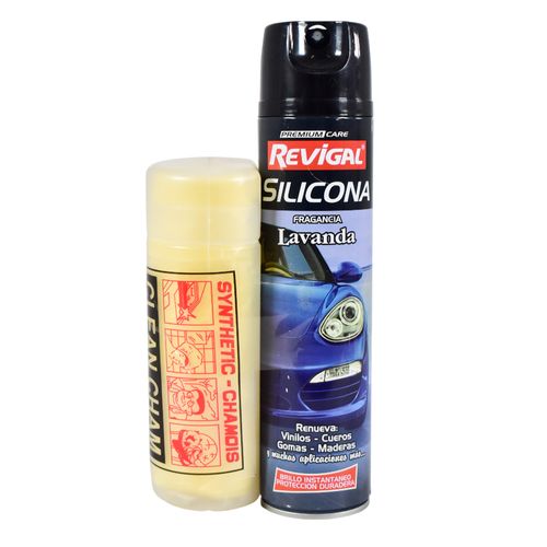 Pack Silicona REVIGAL Lavanda + Franela