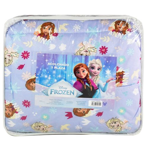 Acolchado 1 Plaza Microfibra Plus Frozen