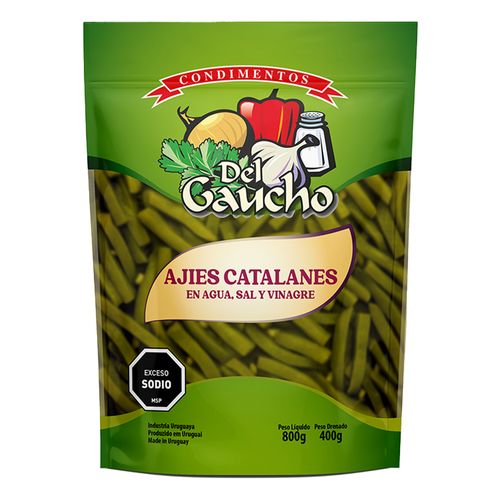 Ajíes Catalanes en Tiras DEL GAUCHO 400 g