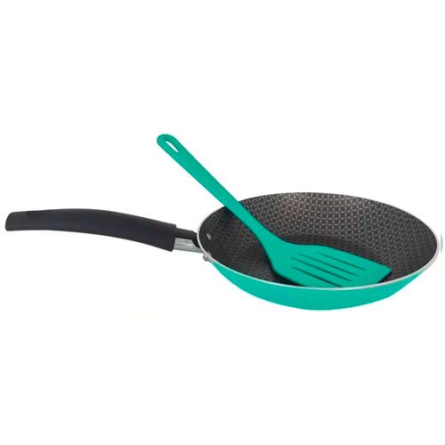 Sartén 24 cm verde con espátula MULTIFLON