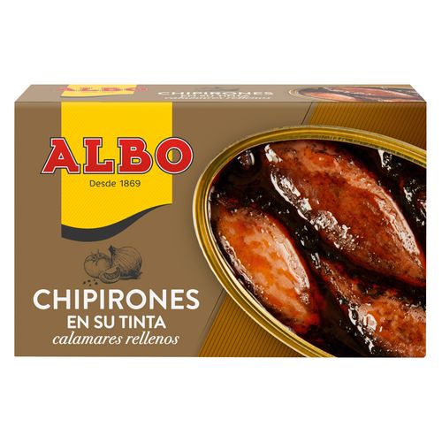 Chipirones rellenos ALBO en su tinta 115 g