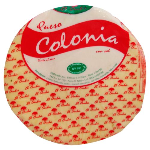 Queso Colonia EL OMBÚ x kg