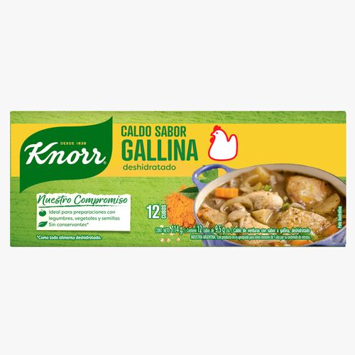Caldo gallina KNORR 12 un.