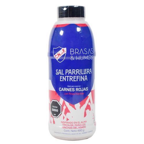 Sal para Carnes Rojas BRASAS y HUMOS Nacional 480 g