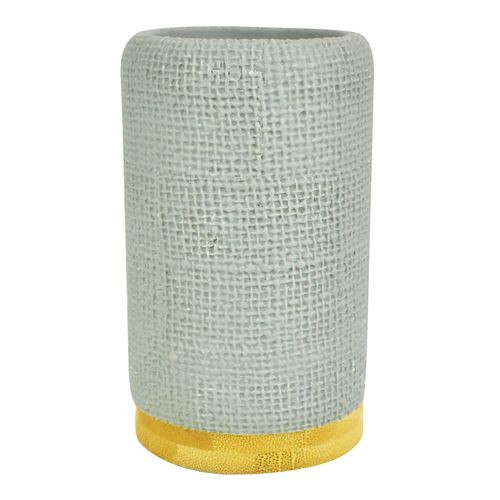 Vaso Baño Poliresina Red Con Bambu Gris