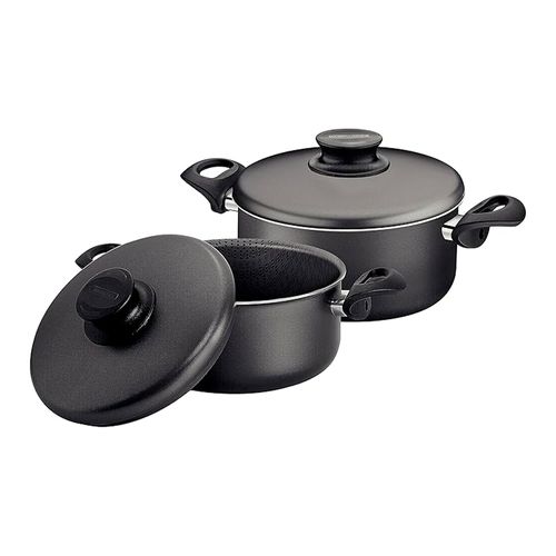 Set x 2 Ollas con Tapa Antiadherentes TRAMONTINA
